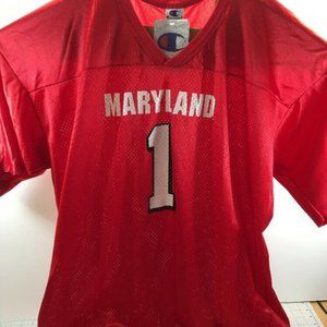 Maryland Terrapins Champion Football Jersey 44 New